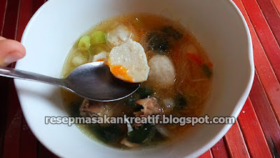 Resep Bakso Ayam Kenyal & Kuah Bakso Ayam Sedap Gurih